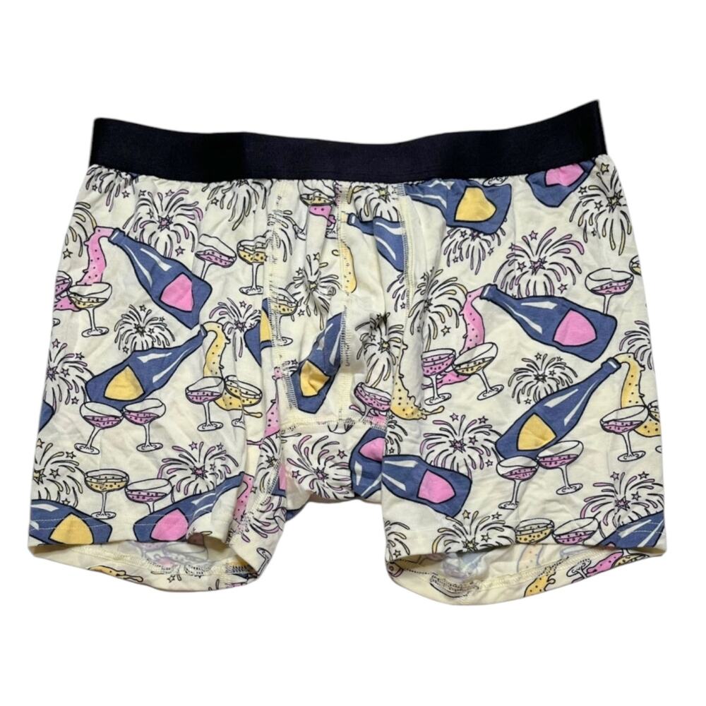 MeUndies Champagne Celebration New Years Boxer Brief Underwear Size Medium
